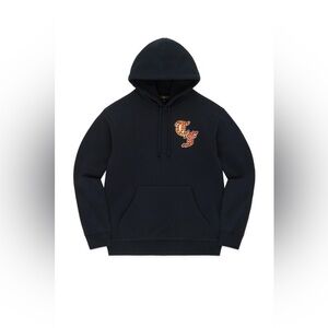 Teddy fresh black TF appliqué embroidered hoodie NWT size XS 100% cotton